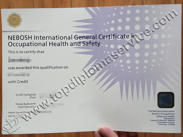 NEBOSH certificate, NEBOSH IGC certificate