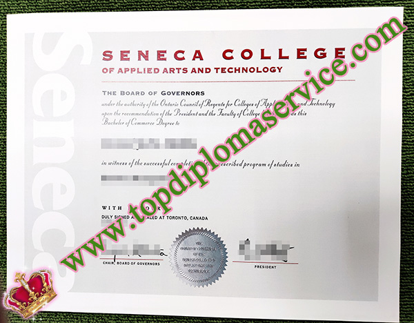 Seneca College Diploma, Seneca College Degree, Seneca College certificate,
