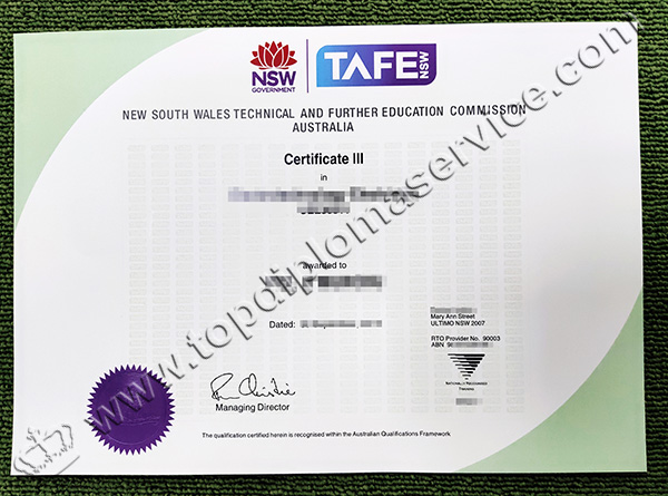 Secret Way To Obtain TAFE NSW Certificate Within One Week 