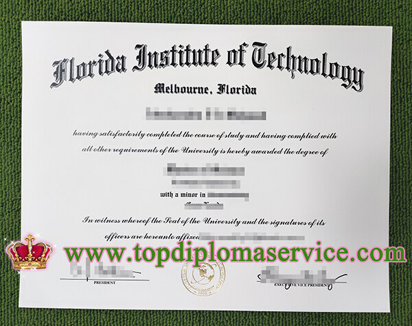 Florida Institute of Technology diploma, Florida Tech diploma, Florida Tech degree,