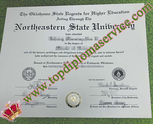 Northeastern State University diploma, Northeastern State University degree, fake NSU diploma,
