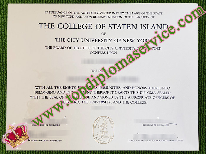 order a fake College of Staten Island diploma, buy fake CUNY College of Staten Island degree,