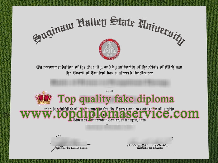 Saginaw Valley State University diploma, fake SVSU certificate,