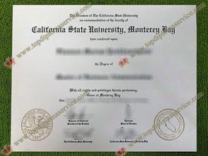 Cal State Monterey Bay diploma, fake CSUMB certificate,