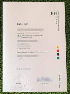 How to order fake Berliner Hochschule für Technik urkunde online