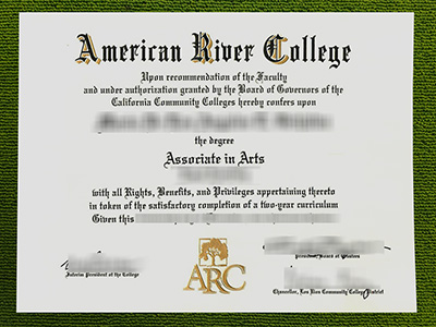American River College diploma, American River College certificate,