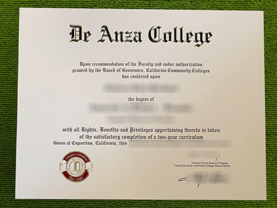 Read more about the article Cost to make a fake De Anza College diploma online