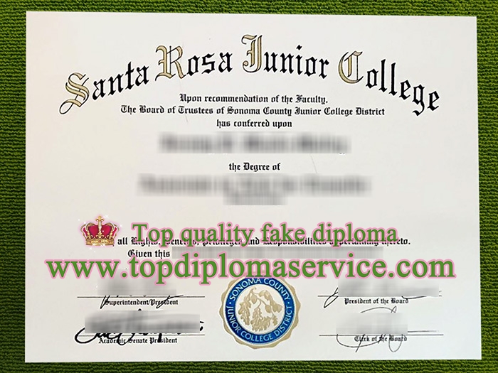 Santa Rosa Junior College diploma, Santa Rosa Junior College degree,