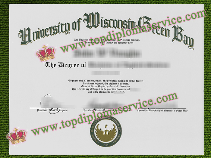 UW-Green Bay diploma, University of Wisconsin-Green Bay certificate,