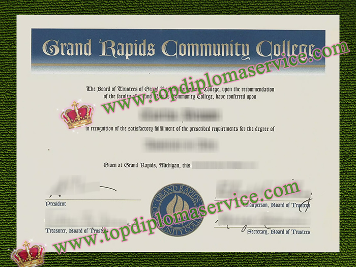 Grand Rapids Community College diploma, Grand Rapids Community College certificate,