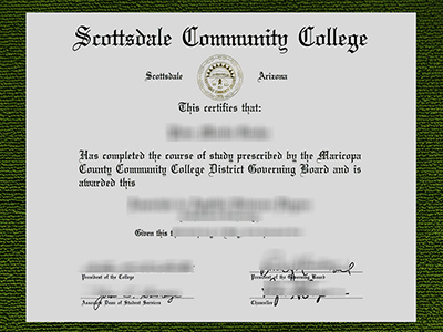 Read more about the article How long it takes to make fake Scottsdale Community College diploma