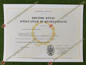 Diplôme d'Etat d'éducateur de jeunes enfants, DEEJE Diplôme,