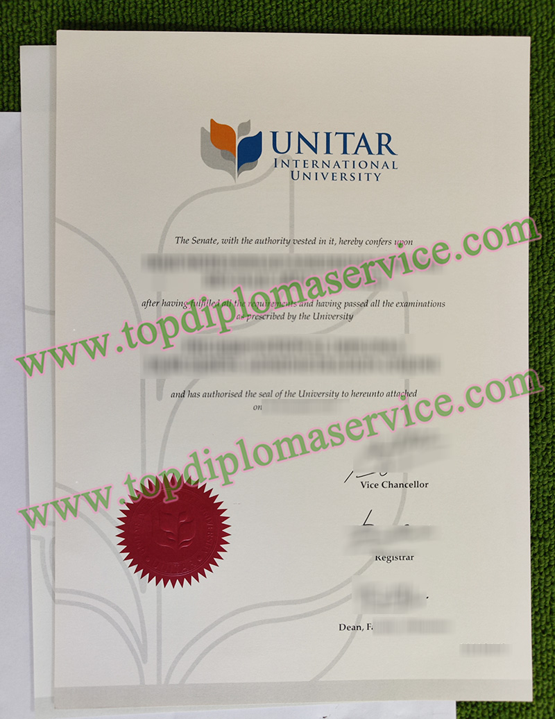 UNITAR International University degree, UNITAR diploma,