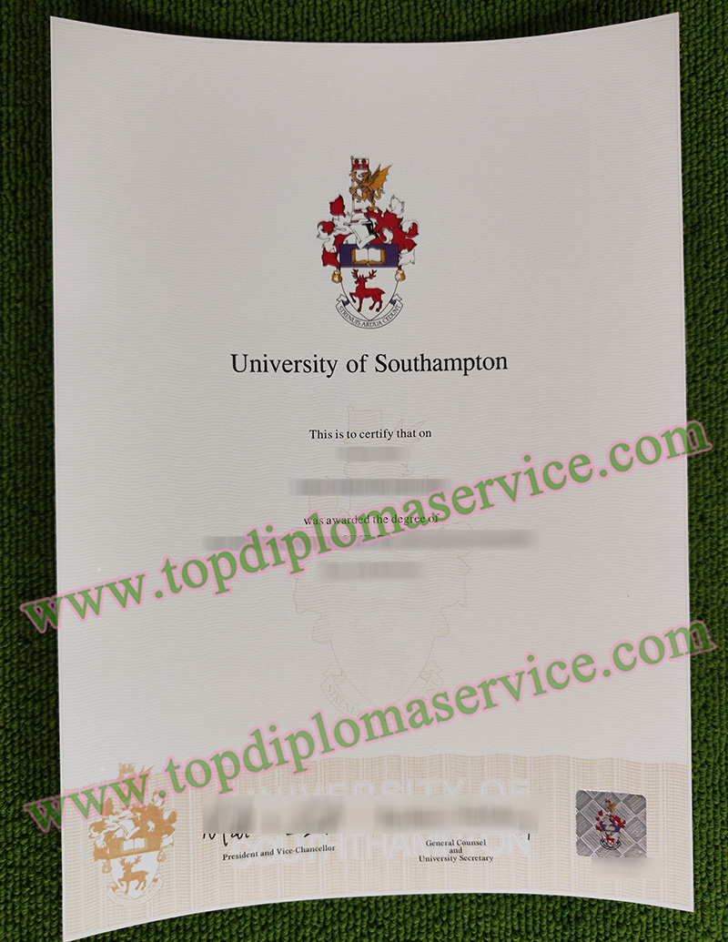 University of Southampton diploma, University of Southampton degree,