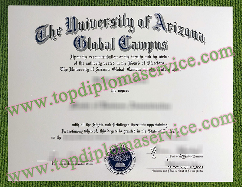 5 steps to order a University of Arizona Global Campus diploma