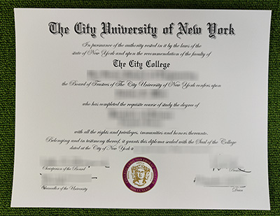 CUNY City College diploma