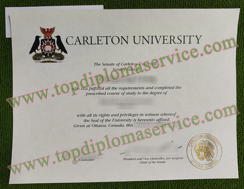 Carleton University degree, Carleton University diploma,