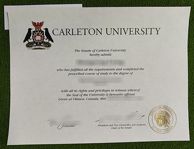 Carleton University certificate