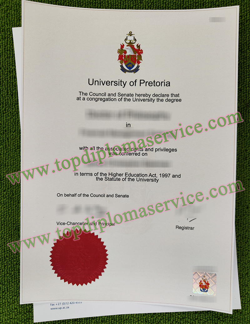 University of Pretoria degree, University of Pretoria diploma,