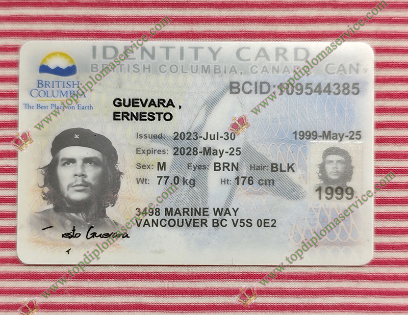 British Columbia Identity card, BC ID card, 