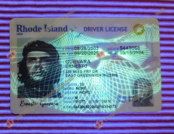 Rhode Island ID card